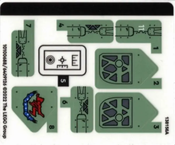 Sticker Sheet for Set 75571 - (10100688/6409126)