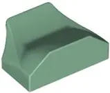 Sand Green Slope, Curved 1 x 2 x 2/3 Wing End