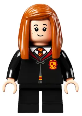 Ginny Weasley - Gryffindor Robe Clasped, Black Short Legs
