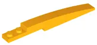 Bright Light Orange Slope, Curved 10 x 1