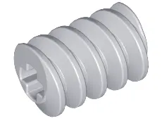 Light Bluish Gray Technic, Gear Worm Screw, Long
