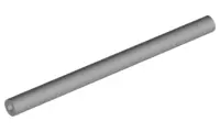 Light Bluish Gray Hose, Pneumatic 4mm D. V2 Precut  8L / 6.4cm