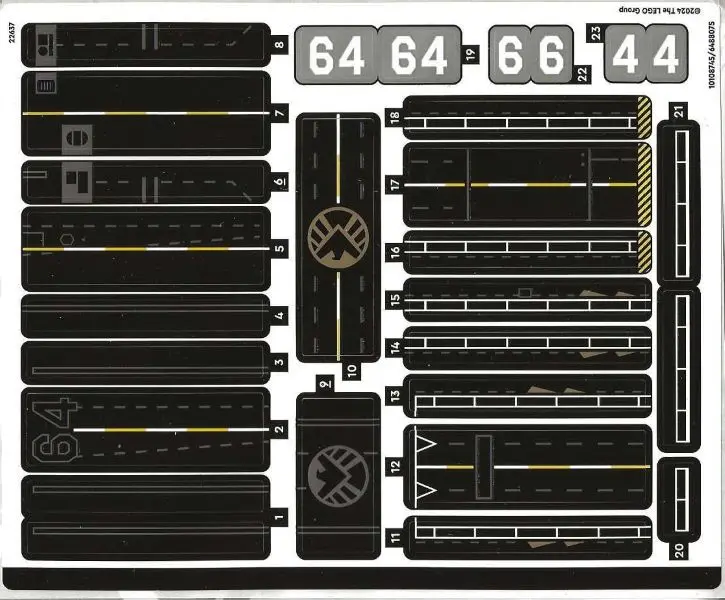 Sticker Sheet for Set 76295 - (10108745/6488075)