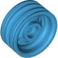 Dark Azure Wheel 30mm D. x 14mm