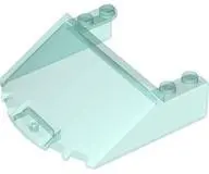 Trans-Light Blue Windscreen 6 x 6 x 1 2/3
