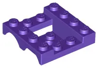 Dark Purple Vehicle, Mudguard 4 x 4 x 1 1/3 Double