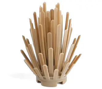 Dark Tan Plant Prickly Bush 2 x 2 x 4
