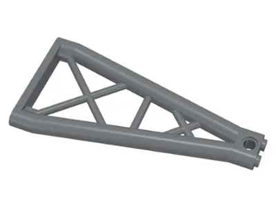 Dark Bluish Gray Support 1 x 6 x 10 Girder Triangular