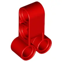 Red Technic, Pin Connector Perpendicular Double 3L