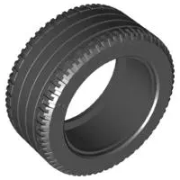 Black Tire 81.6 x 36 R Technic Straight Tread