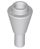Light Bluish Gray Cone 1 x 1 Inverted with Bar