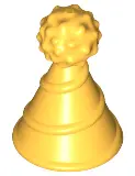 Bright Light Orange Minifigure, Hat with Small Pin, Party Hat