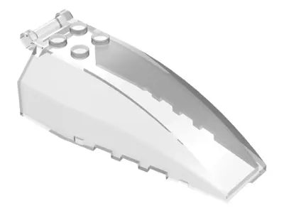 Trans-Clear Windscreen 8 x 4 x 2 with 4 Studs and Bar Handle