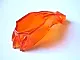 Trans-Orange Paw 2 x 6 x 2 1/2 with Claws and Pin Hole