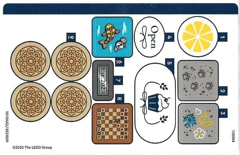 Sticker Sheet for Set 42670, Sheet 1 - (10110452/6521009)