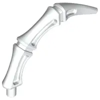 White Appendage Bony Small with Bar End (Leg / Rib / Tail)