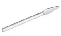 White Minifigure, Weapon Pike / Spear - Handle with Flat End
