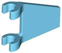 Medium Azure Flag 2 x 2 Trapezoid