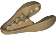 Tan Dinosaur Jaw Lower Small