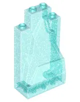 Glitter Trans-Light Blue Rock Panel 2 x 4 x 6