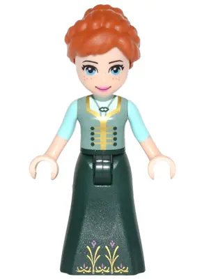 Anna - Sand Green Top, Dark Green Skirt