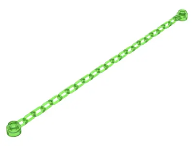 Trans-Bright Green Chain 21 Links (16-17L)