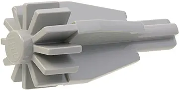 Light Bluish Gray Engine, Smooth Large, Center with Fan/Gear and Axle End