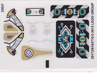 Sticker Sheet for Set 70167 - International Version - (20173/6103710)