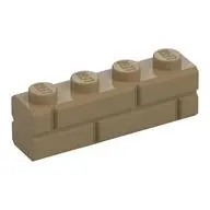 PROFILE BRICK 1x4 SINGLE GRO.