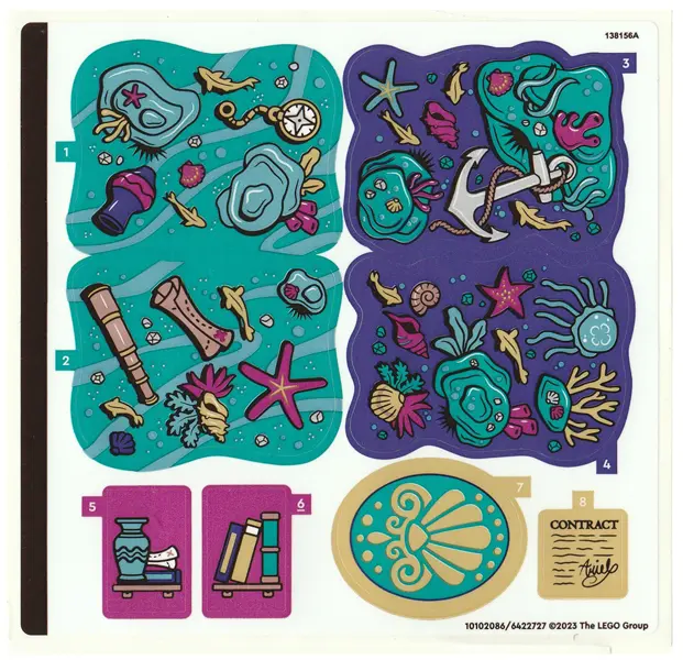 Sticker Sheet for Set 43213 - (10102086/6422727)
