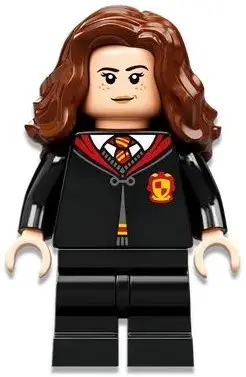 Hermione Granger - Gryffindor Robe Clasped, Sweater, Shirt and Tie, Black Medium Legs