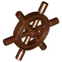 Reddish Brown Duplo Boat Helm / Ship's Wheel