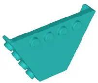 Dark Turquoise Vehicle, Tipper End Flat without Pins