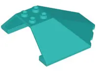 Dark Turquoise Windscreen 6 x 6 x 2 Canopy