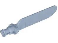 Sand Blue Technic Rotor Blade Small with Axle and Pin Connector End