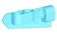 Medium Azure Technic, Panel Fairing #21 Very Small Smooth, Side B