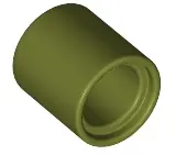 Olive Green Technic, Liftarm Thick 1 x 1 (Spacer)
