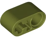Olive Green Technic, Liftarm Thick 1 x 2 - Axle Hole