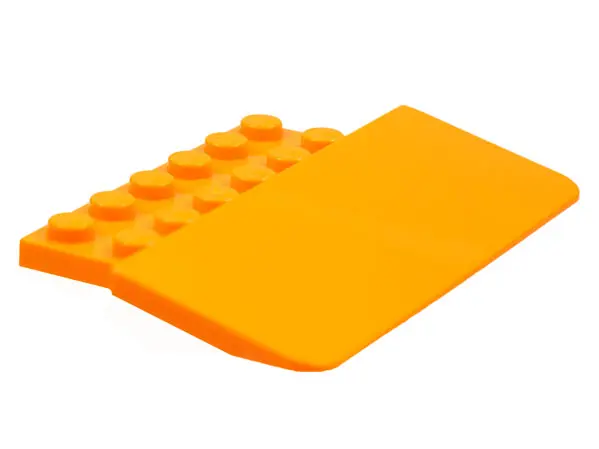 Orange Slope 15 5 x 8 x 2/3 with 12 Recessed Studs