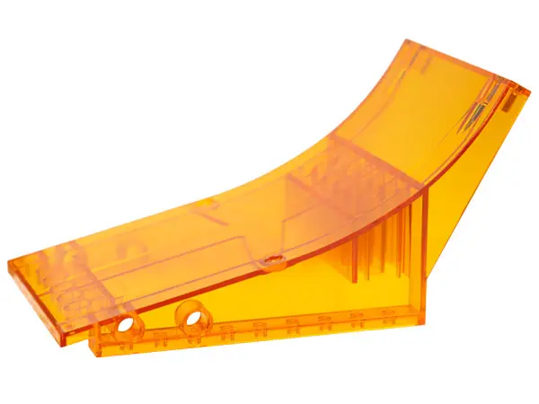 Trans-Orange Sports Stuntz Loop Ramp Base