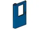 Blue Door 1 x 4 x 5 Train Left, Thin Support at Bottom