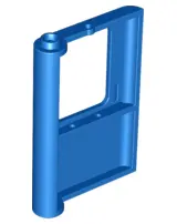 Blue Door 1 x 4 x 5 Train Right, Thin Support at Bottom