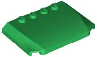 Green Wedge 4 x 6 x 2/3 Triple Curved