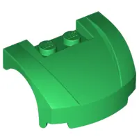 Green Vehicle, Mudguard 3 x 4 x 1 2/3 Curved Front