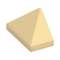 END RIDGED TILE 1X2/45°