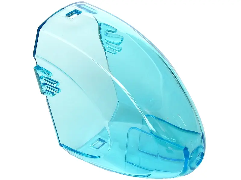 Trans-Light Blue Windscreen for Flying Model Helicopter