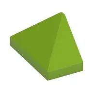 END RIDGED TILE 1X2/45°