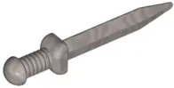 Flat Silver Minifigure, Weapon Sword, Roman Gladius with Thin Crossguard
