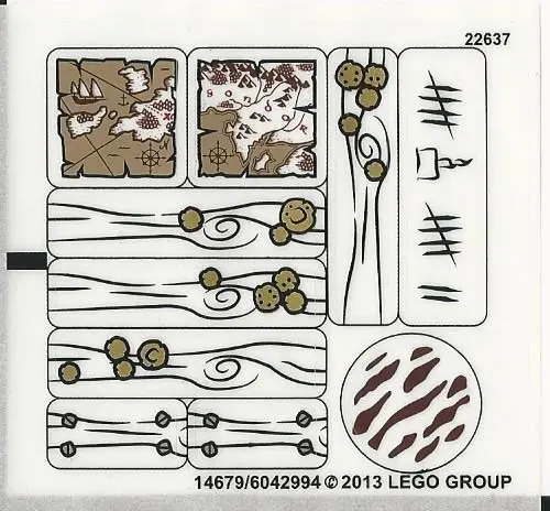 Sticker Sheet for Set 79008 - (14679/6042994)