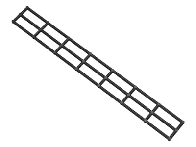 Black Boat, Mast Rigging Long 28 x 3.5